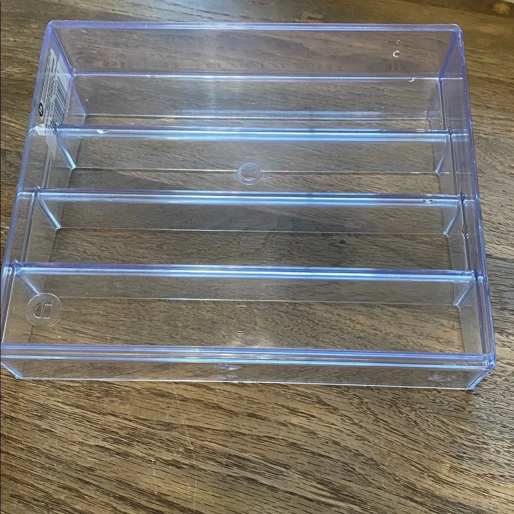BINO Clear Lipstick Vanity Tray and graduated level tray suitable for organizing